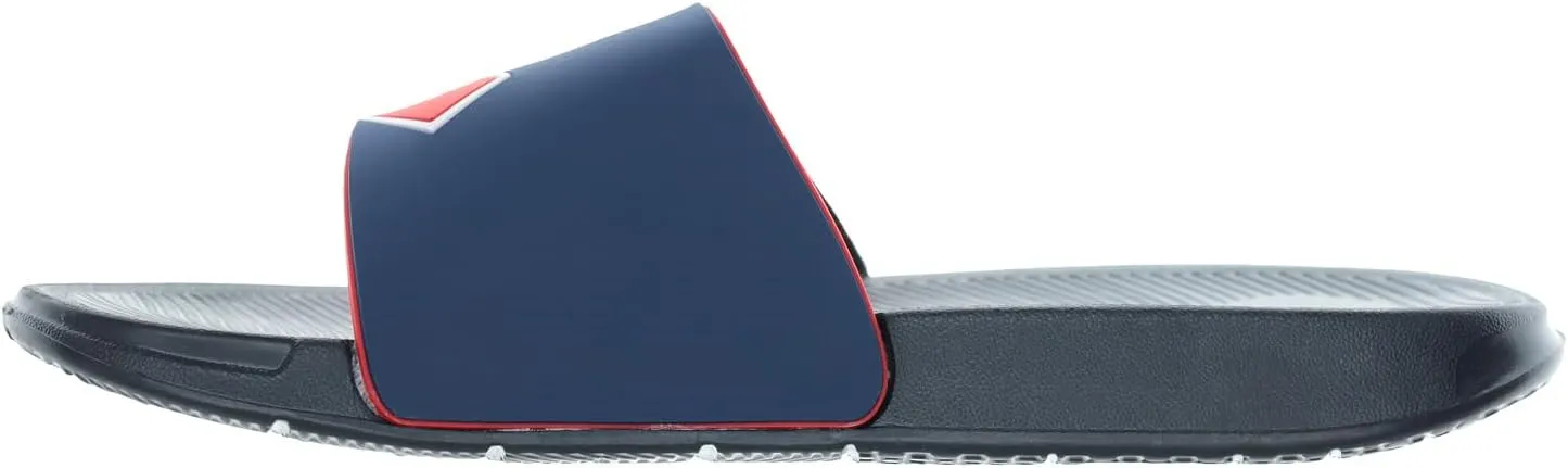 FOCO Men's MLB Big Logo Raised Slide