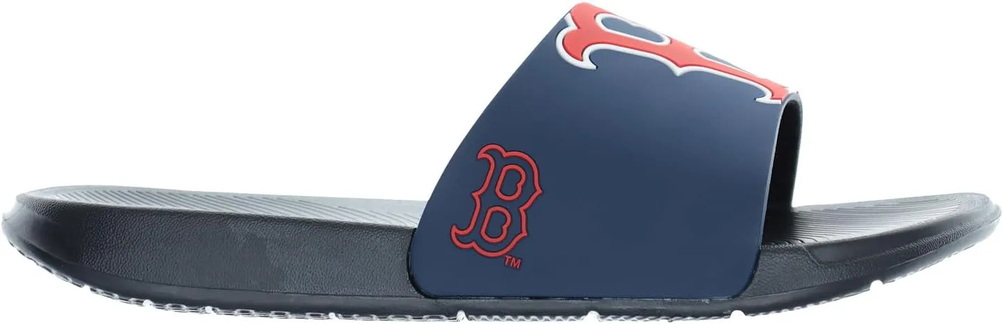 FOCO Men's MLB Big Logo Raised Slide