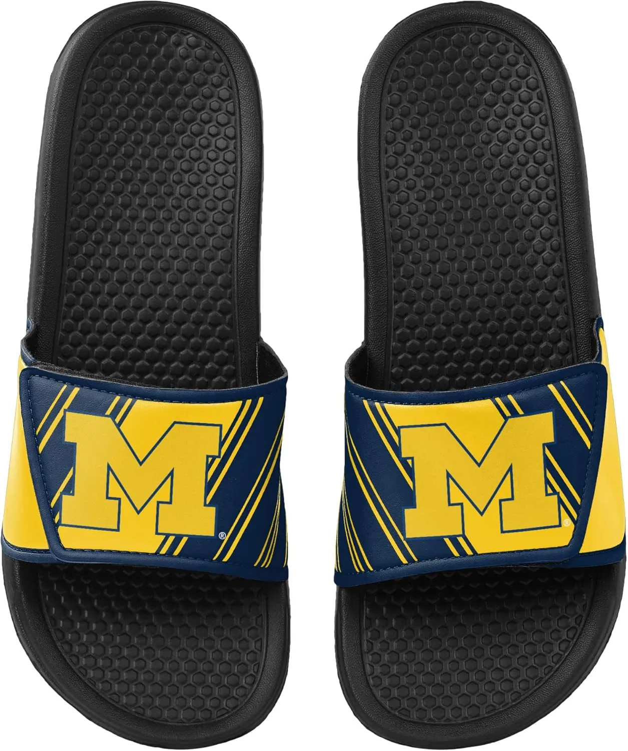 FOCO mens Ncaa College Team Logo Shower Sport Legacy Slide Flip Flop Sandals