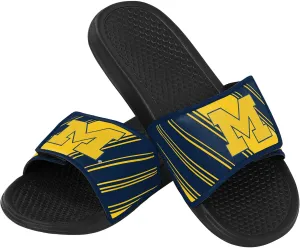 FOCO mens Ncaa College Team Logo Shower Sport Legacy Slide Flip Flop Sandals