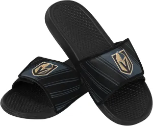 FOCO Men's NHL Team Logo Sport Shower Legacy Slide Flip Flop Sandals