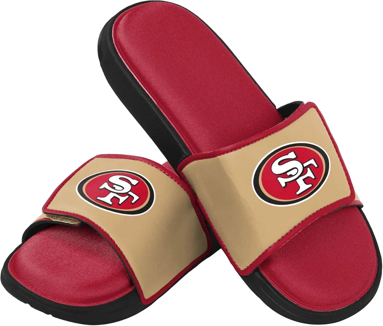 FOCO San Francisco 49ers NFL Mens Foam Sport Slide - M