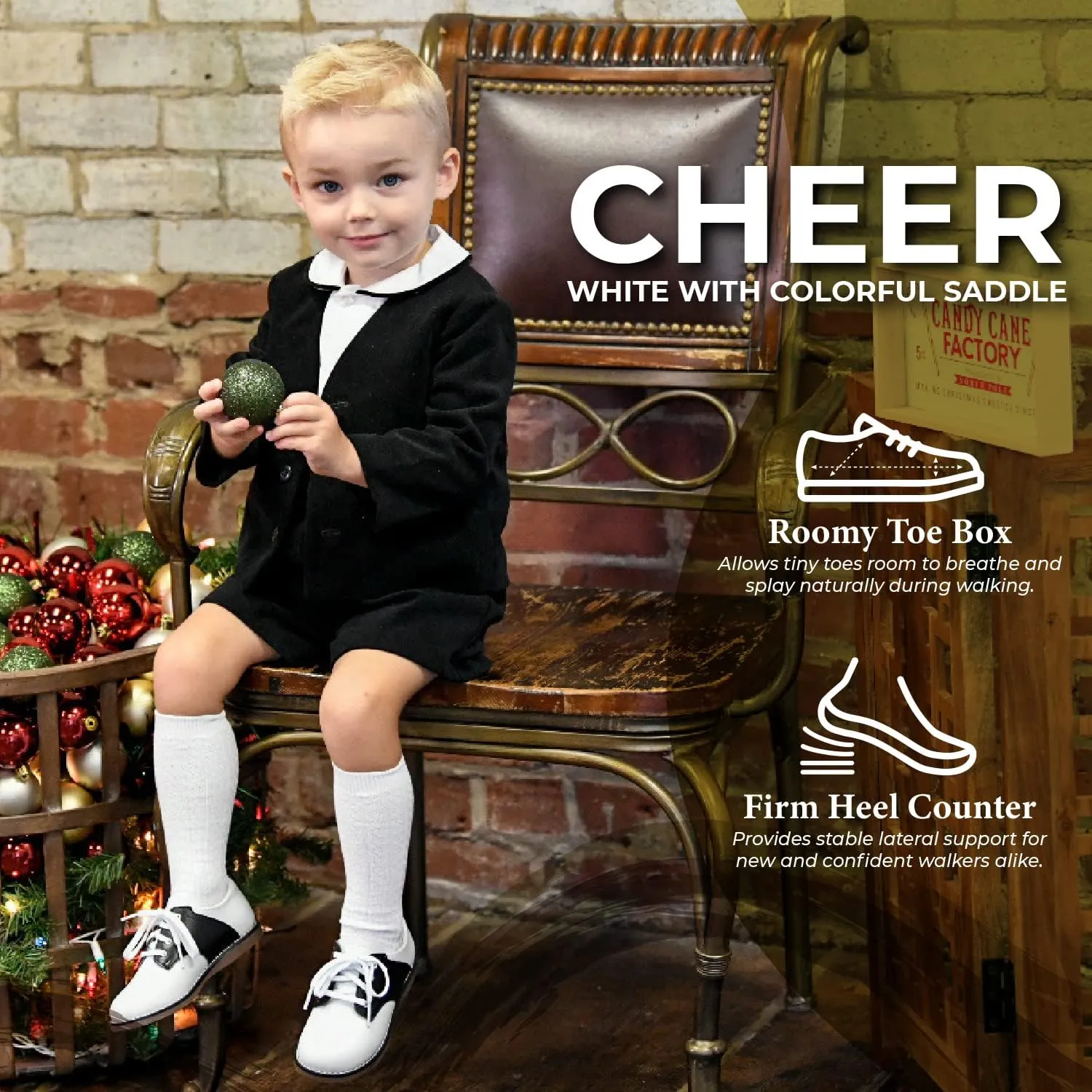 FootMates Cheer 3 Lace-Up (Infant/Toddler/Little Kid)