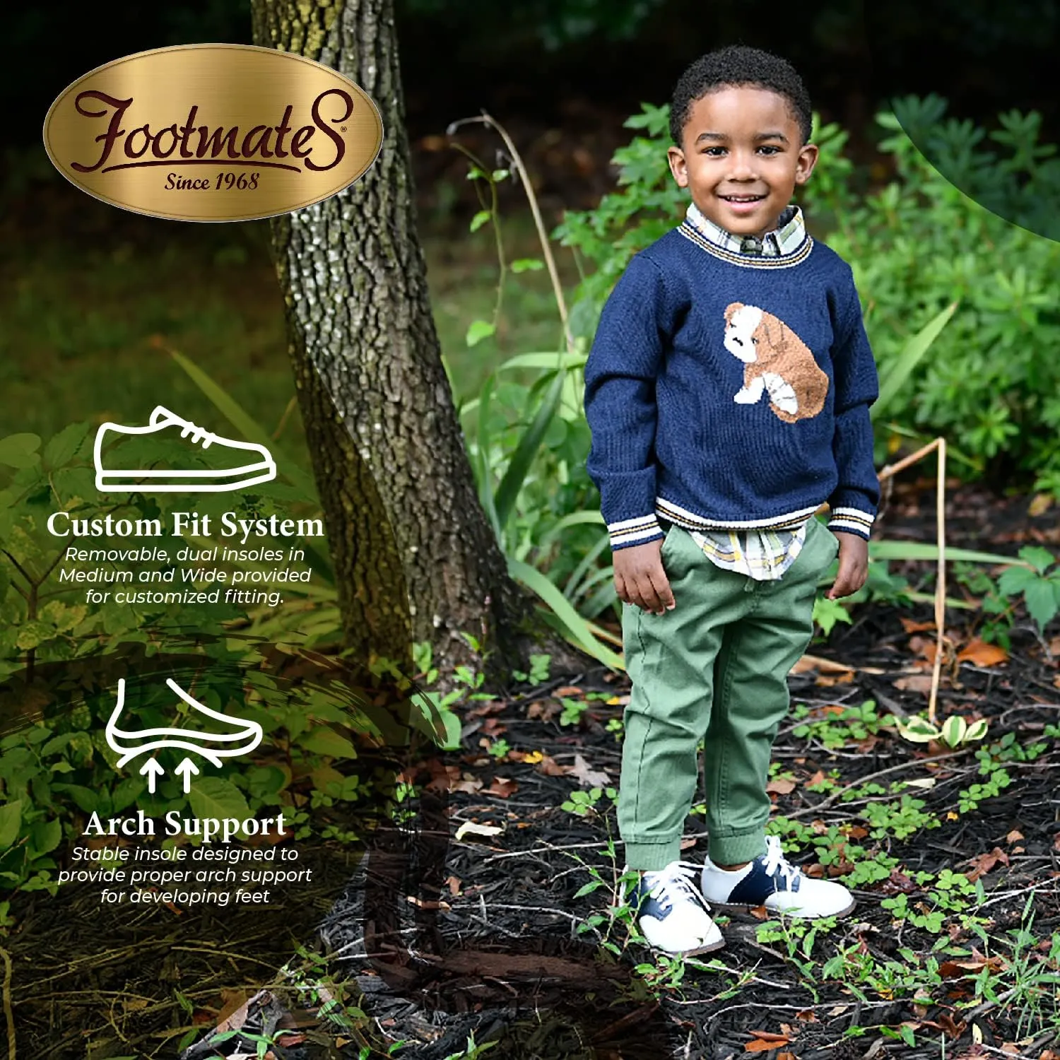 FootMates Cheer 3 Lace-Up (Infant/Toddler/Little Kid)