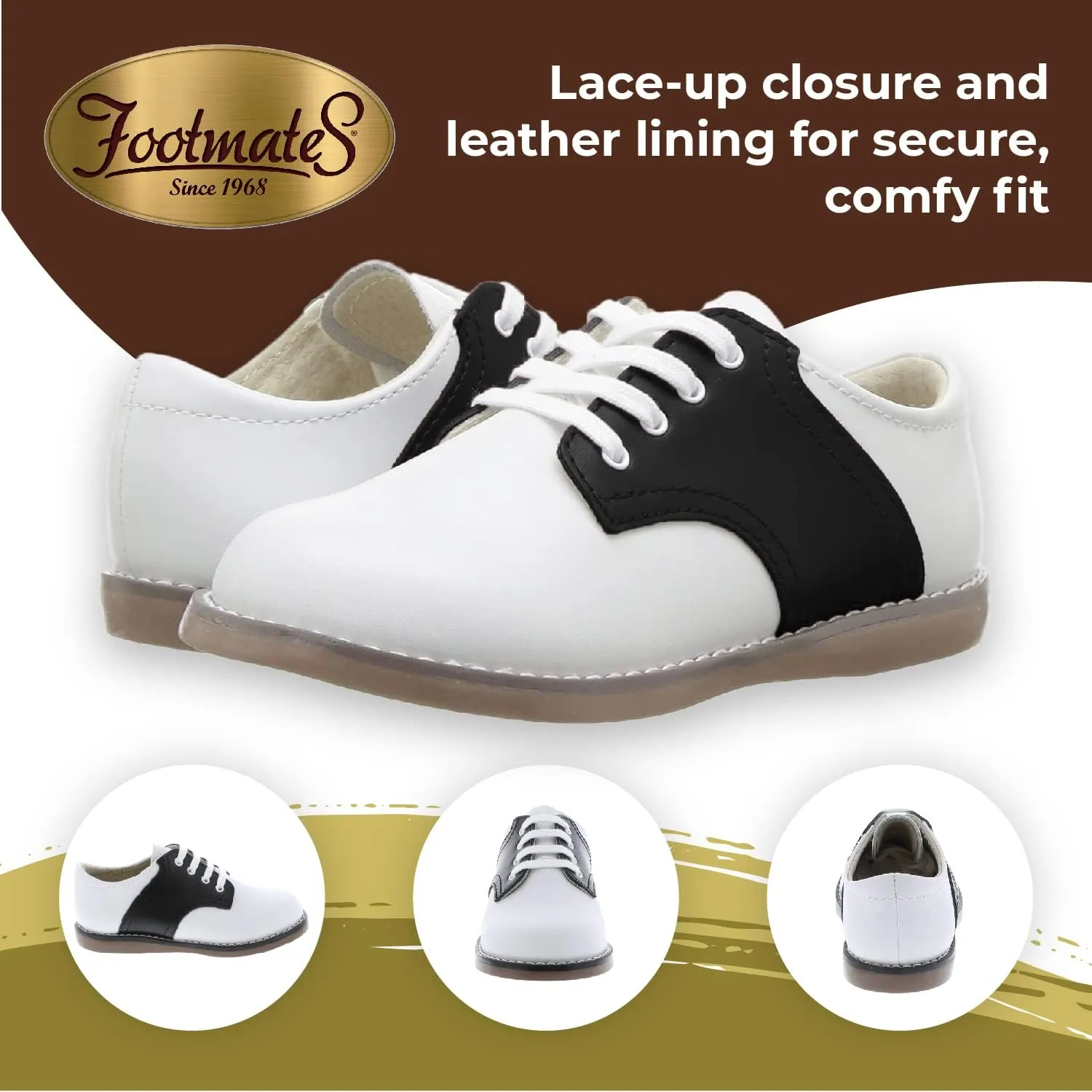 FootMates Cheer 3 Lace-Up (Infant/Toddler/Little Kid)