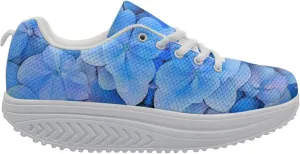 FOR U DESIGNS Fitness Platform Shoes Women Walking Sneaker Casual Wedges Shoes Outdoor for Teenager
