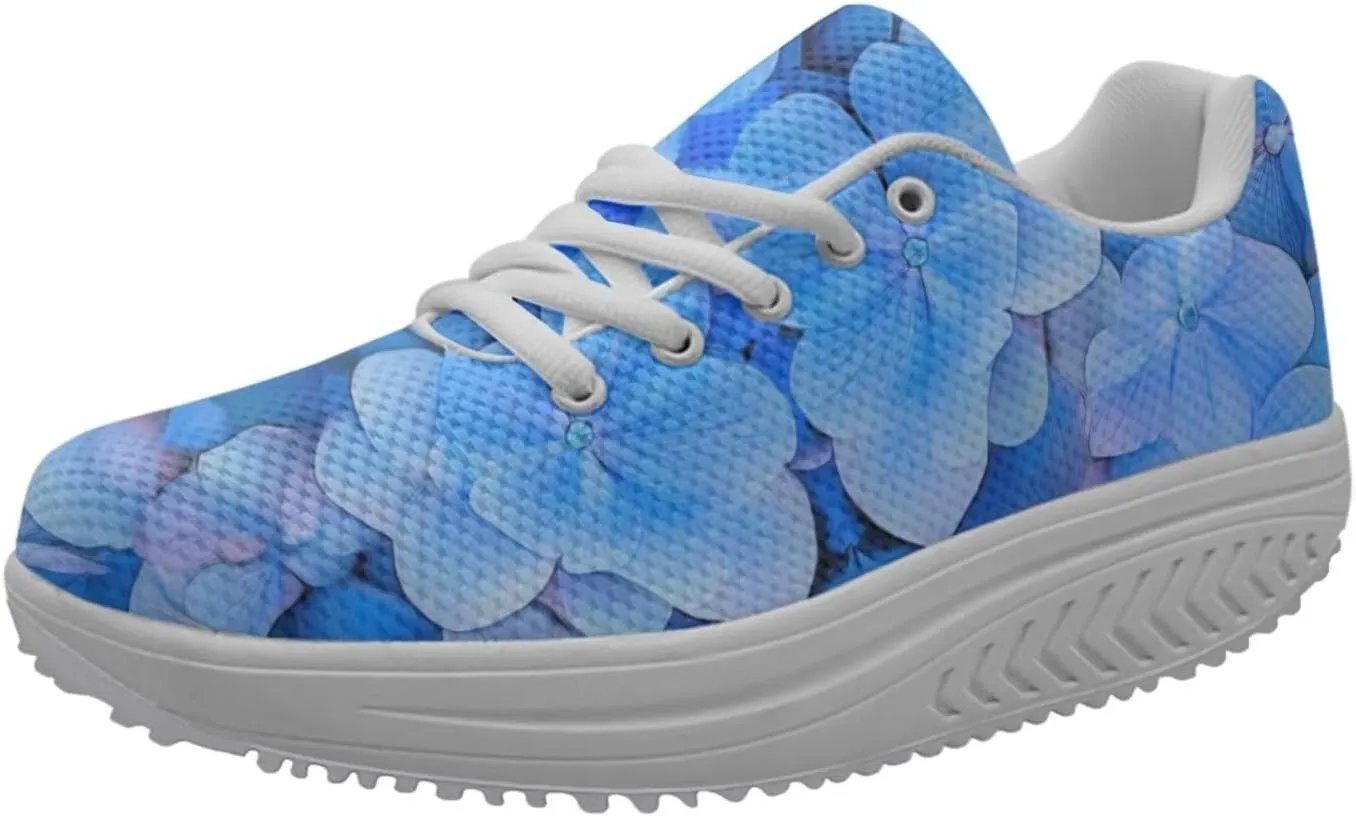 FOR U DESIGNS Fitness Platform Shoes Women Walking Sneaker Casual Wedges Shoes Outdoor for Teenager