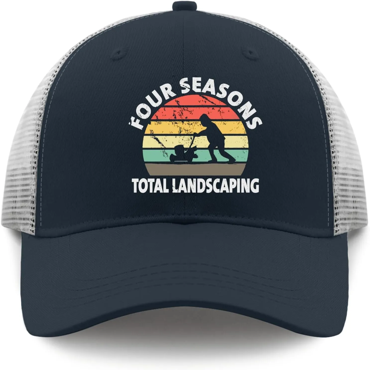 Four Seasons Total Landscaping Cap Camping Hat Apricot Womens Golf Hat Gifts for Dad Cool Cap