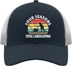 Four Seasons Total Landscaping Cap Camping Hat Apricot Womens Golf Hat Gifts for Dad Cool Cap