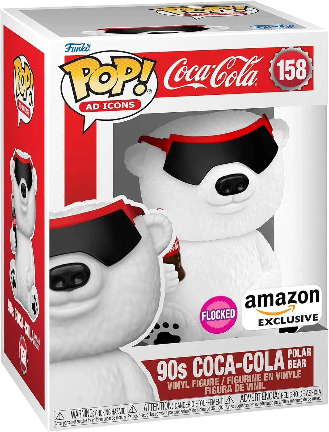 Funko Pop! Ad Icons: 90's Coca-Cola Polar Bear Flocked