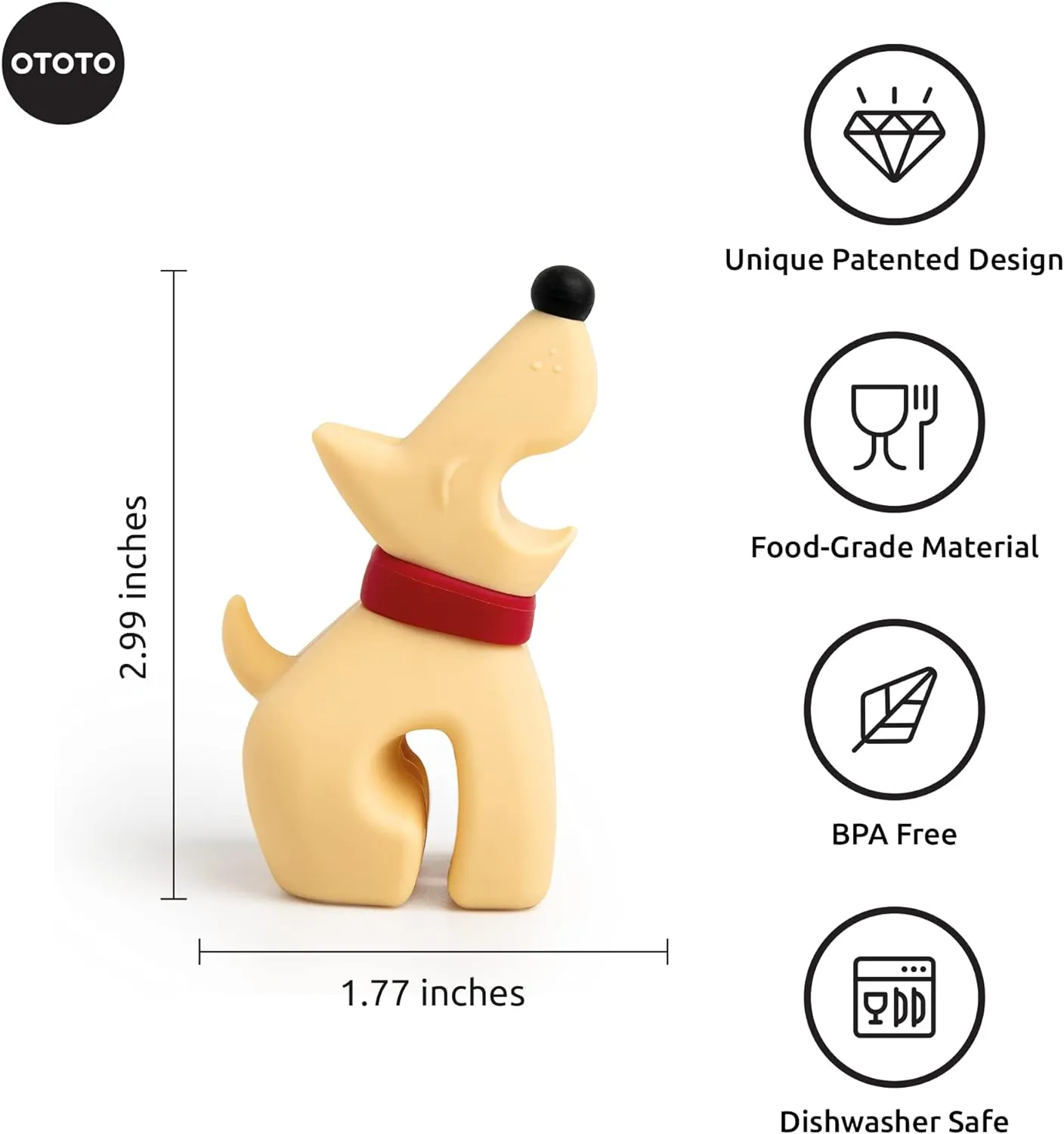 Funny Spoon Holder by OTOTO - Spoon Rest for Stove Top - Cooking Gadgets, Cooking Gifts, Cool Kitchen Gadgets, Cool Gifts, Cute Kitchen Accessories