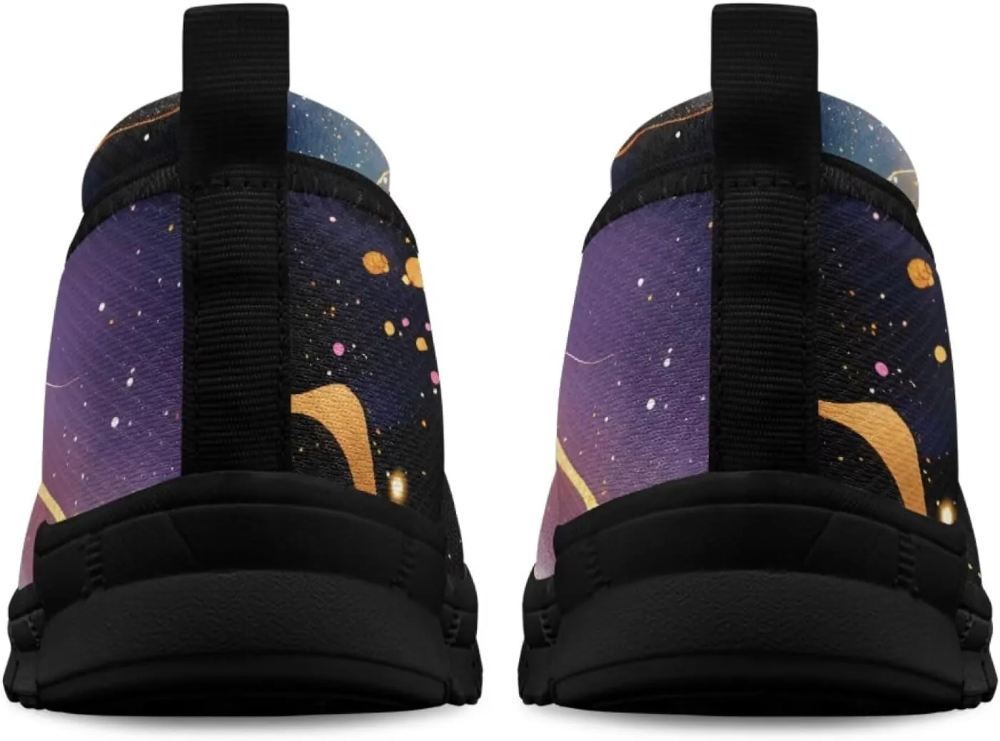 Galaxy Mesh Sneakers Fashion Womens Low Cut Sneaker Comfortable Ladies Flats Dress Clothes Shoe Loafer Lightweight Athletic Sneaker