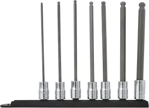 GEARWRENCH 7 Pc. 3/8" Drive Long Ball End Hex Bit SAE Socket Set - 80574