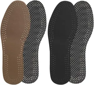GLEAVI 2 Pairs Insole Leather Shoe Inserts Running Shoe Inserts Plantillas Ortopédicas para Hombre Running Shoes Insert Eva Flip Leather Shoe Pad Mens Sandals Soles Miss Cowhide Sports