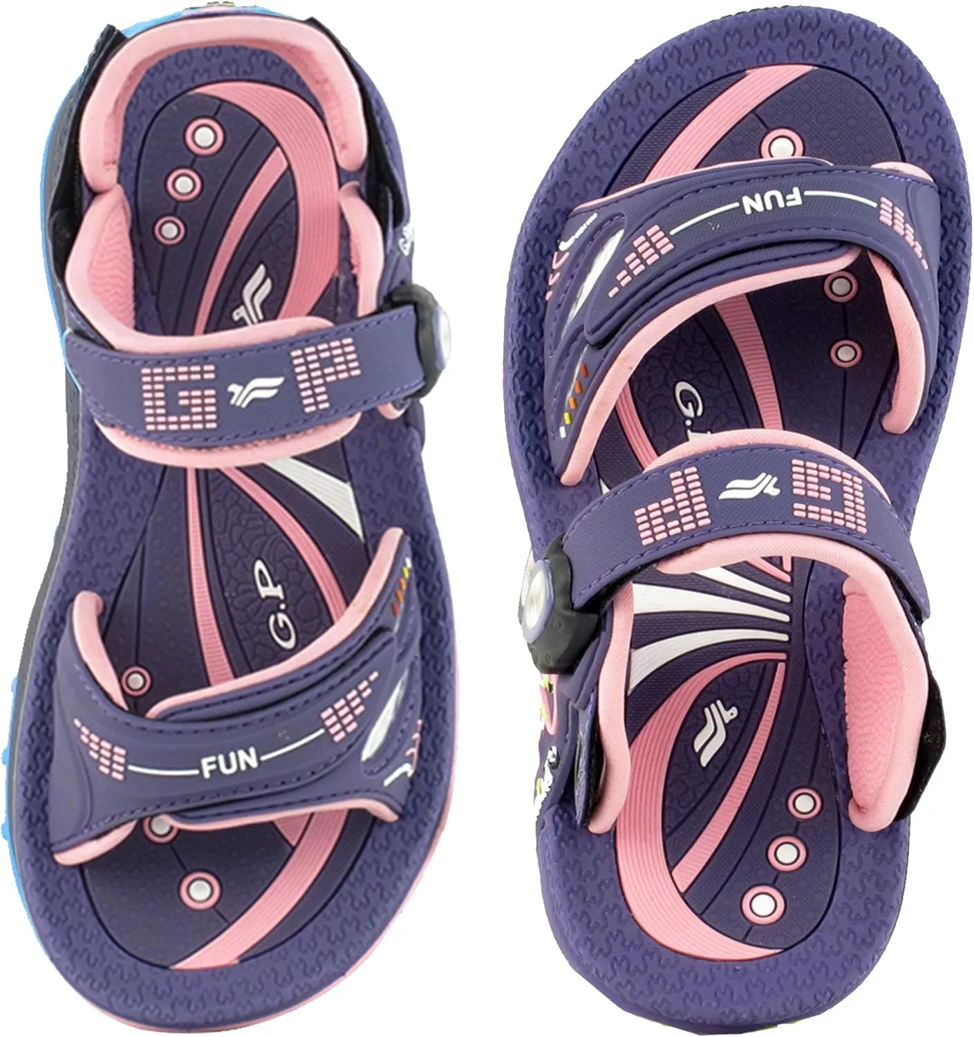 Gold Pigeon Shoes SIGNATURE Easy Snap Buckle Unisex -Child Outdoor Water Sandal for Kids Toddler Boys Girls
