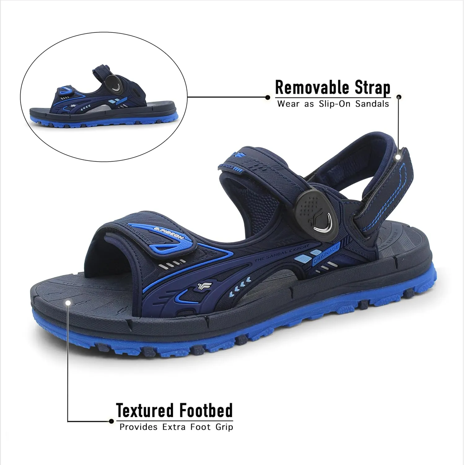 Gold Pigeon Shoes WATER RELEASE Unisex Sandals Easy SNAP LOCK Closure