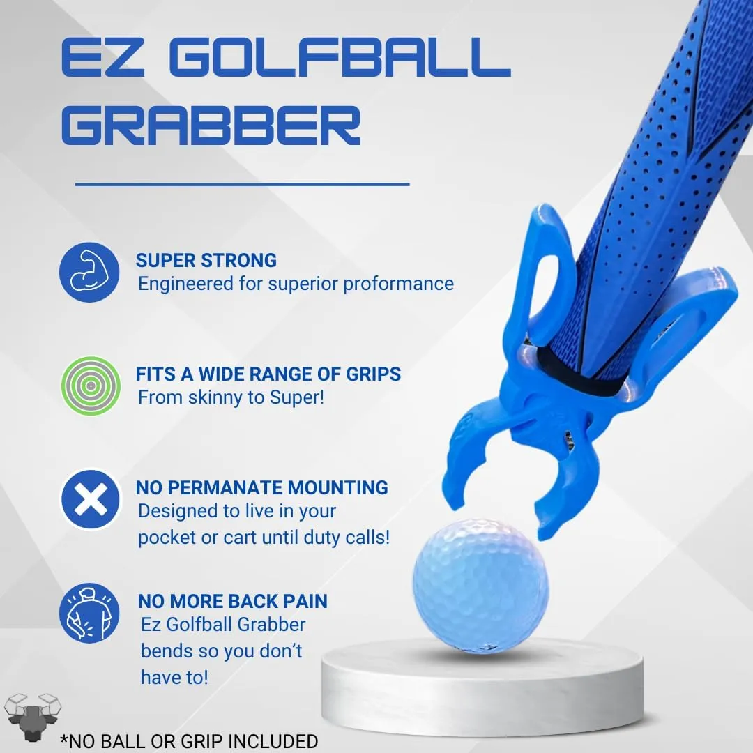 Golf Ball Grabber for Putter – Easy Slide-On Golf Ball Retriever for Hassle-Free Pickup