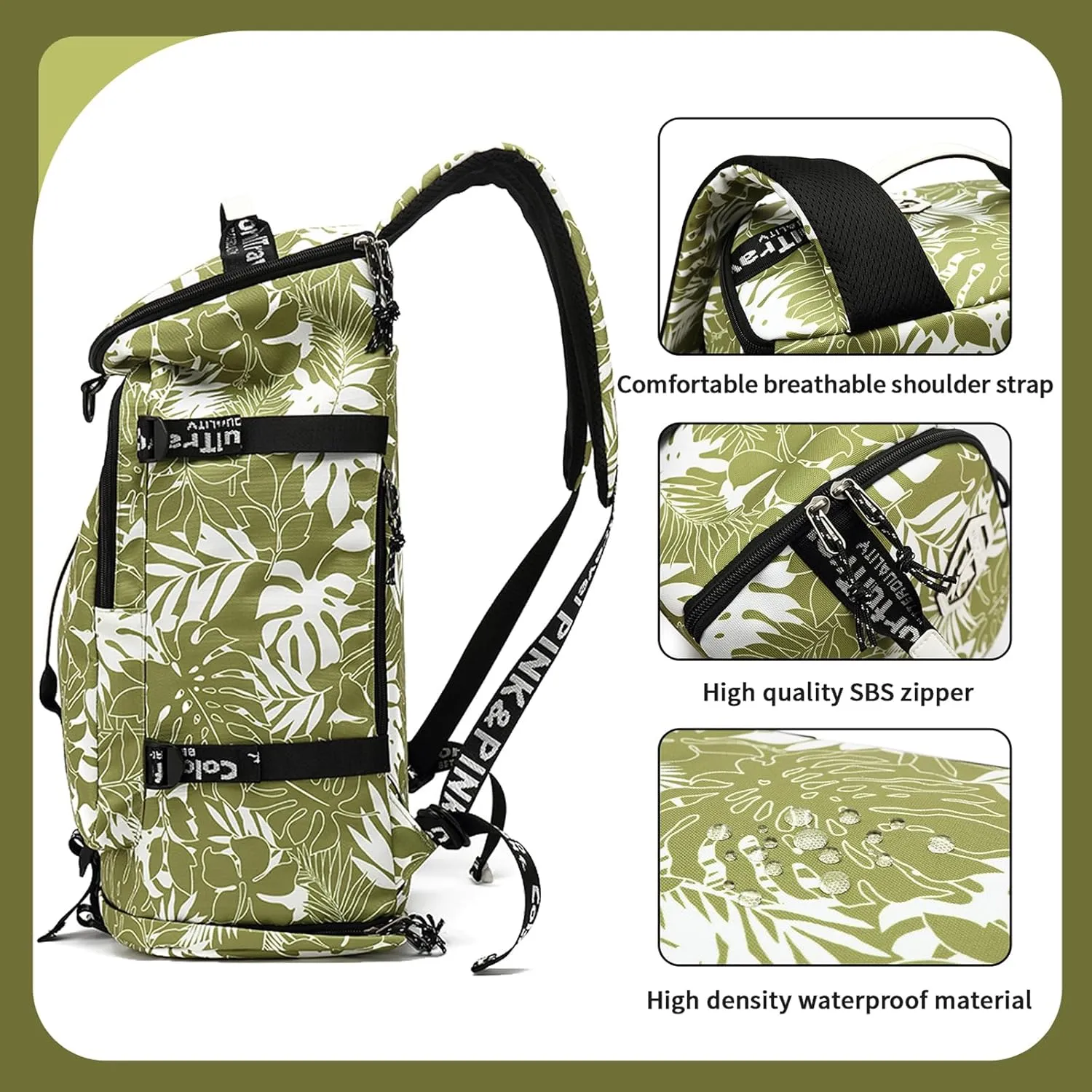 gym duffel bag backpack wrestling bag with shoe compartment 4 kinds of back method waterproof sports walking laptop