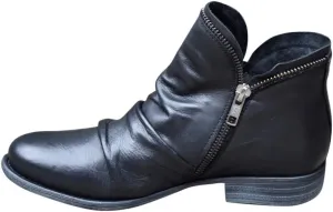 Hbeylia Ankle Boots For Women Cowboy Boots Vintage Fashion Ruched Leather V Cut Chunky Low Heel Ankle Booties Round Toe Wide Calf Short Boots With Side Zipper Combat Boots Winter Dress Shoes For Ladies