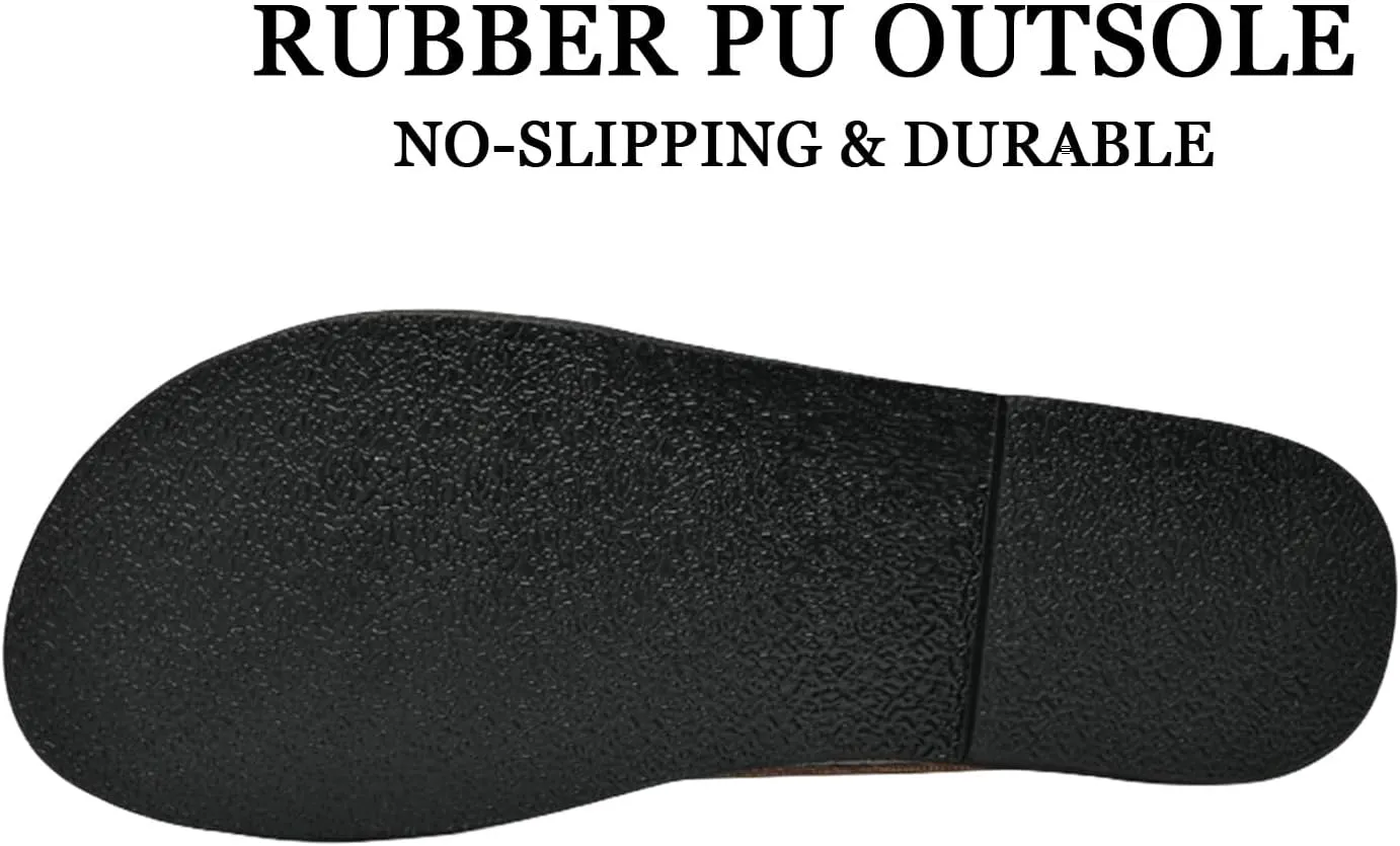 HESBITEUL Mens Sport Sandals Outdoor: Non-Slip MD Slide for Trail Hiking
