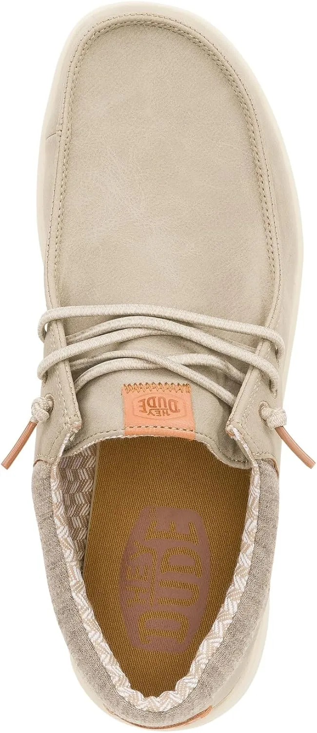 Hey Dude Men's Paul | Men’s Shoes | Men's Lace Up Loafers | Comfortable & Light-Weight