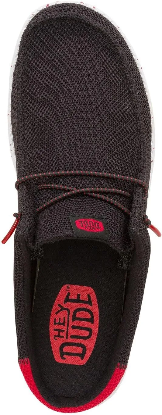 Hey Dude Men's Wally Slip Varsity, Men’s Shoes, Men's Slip-on Loafers, Comfortable & Light-Weight