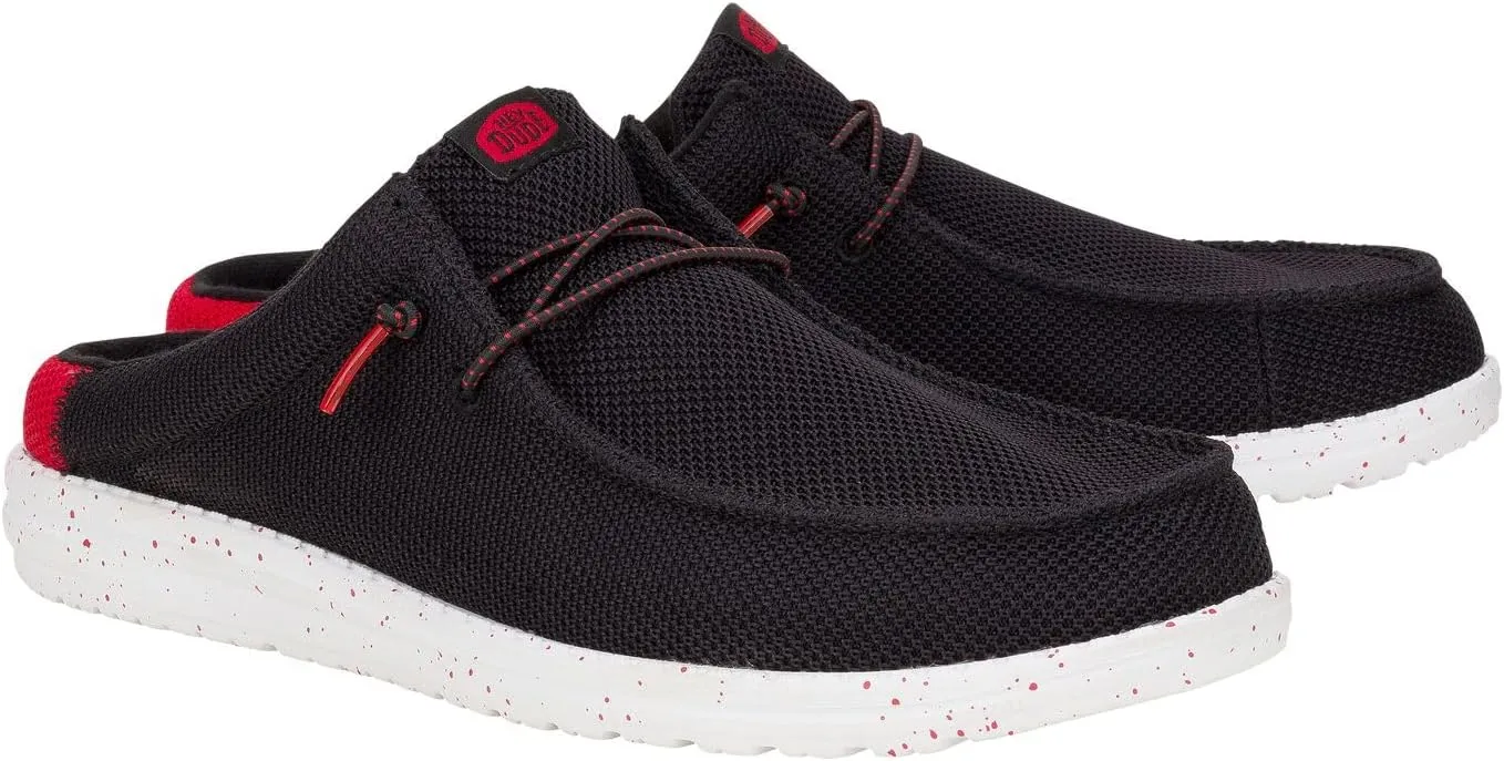 Hey Dude Men's Wally Slip Varsity, Men’s Shoes, Men's Slip-on Loafers, Comfortable & Light-Weight
