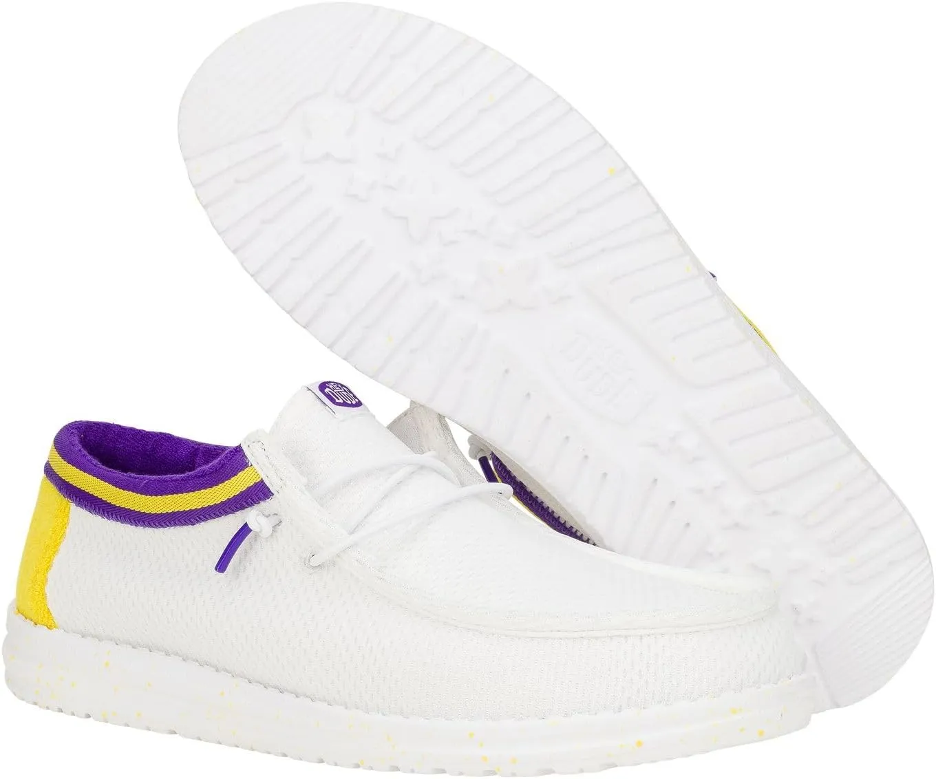 Hey Dude Men's Wally Varsity Jersey, Men’s Shoes, Men's Slip-on Loafers, Comfortable & Light-Weight