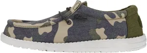 Hey Dude Men's Wally Washed Camo | Men's Shoes | Men Slip-on Loafers | Comfortable & Light-Weight