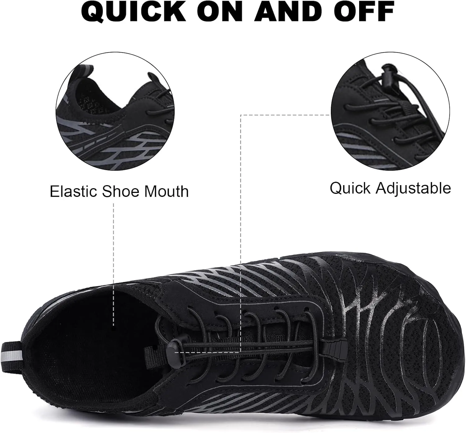 Hike Barefoot Shoes Womens Mens, Pro Water Shoe Women Men Footwear Barefoot Hike Shoes for Travel, Wide Toe Box Non-Slip Breathable Zero Drop Shoe