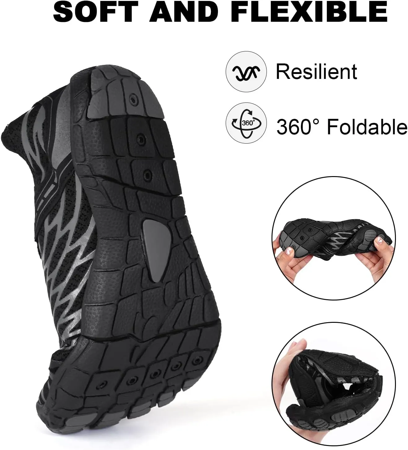 Hike Barefoot Shoes Womens Mens, Pro Water Shoe Women Men Footwear Barefoot Hike Shoes for Travel, Wide Toe Box Non-Slip Breathable Zero Drop Shoe