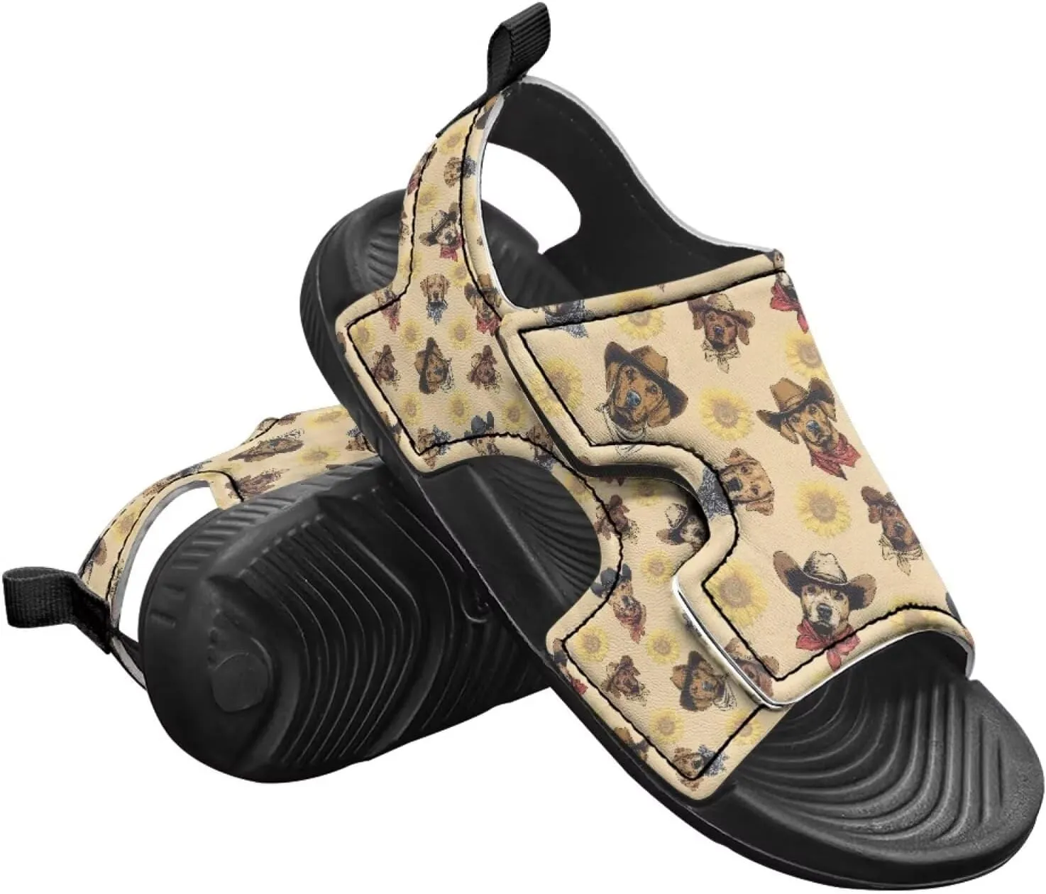 Hook and Loop Kid's Toddler Boys Sandal Open Toe Design for Vacation Sport Leather Sandals (Toddler/Little Kid)