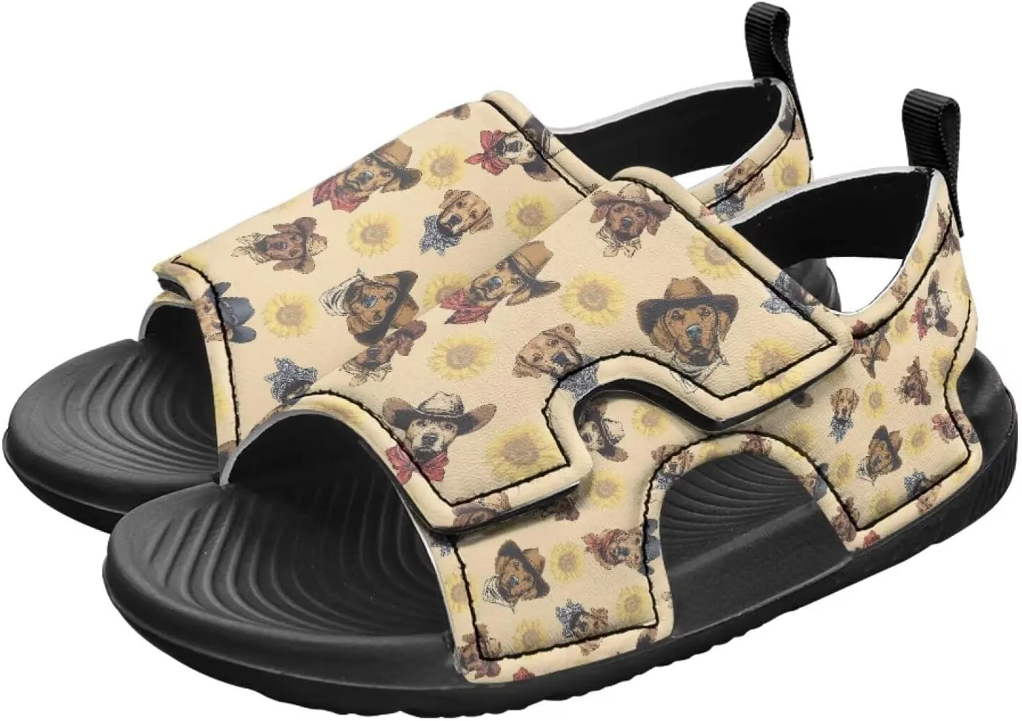 Hook and Loop Kid's Toddler Boys Sandal Open Toe Design for Vacation Sport Leather Sandals (Toddler/Little Kid)