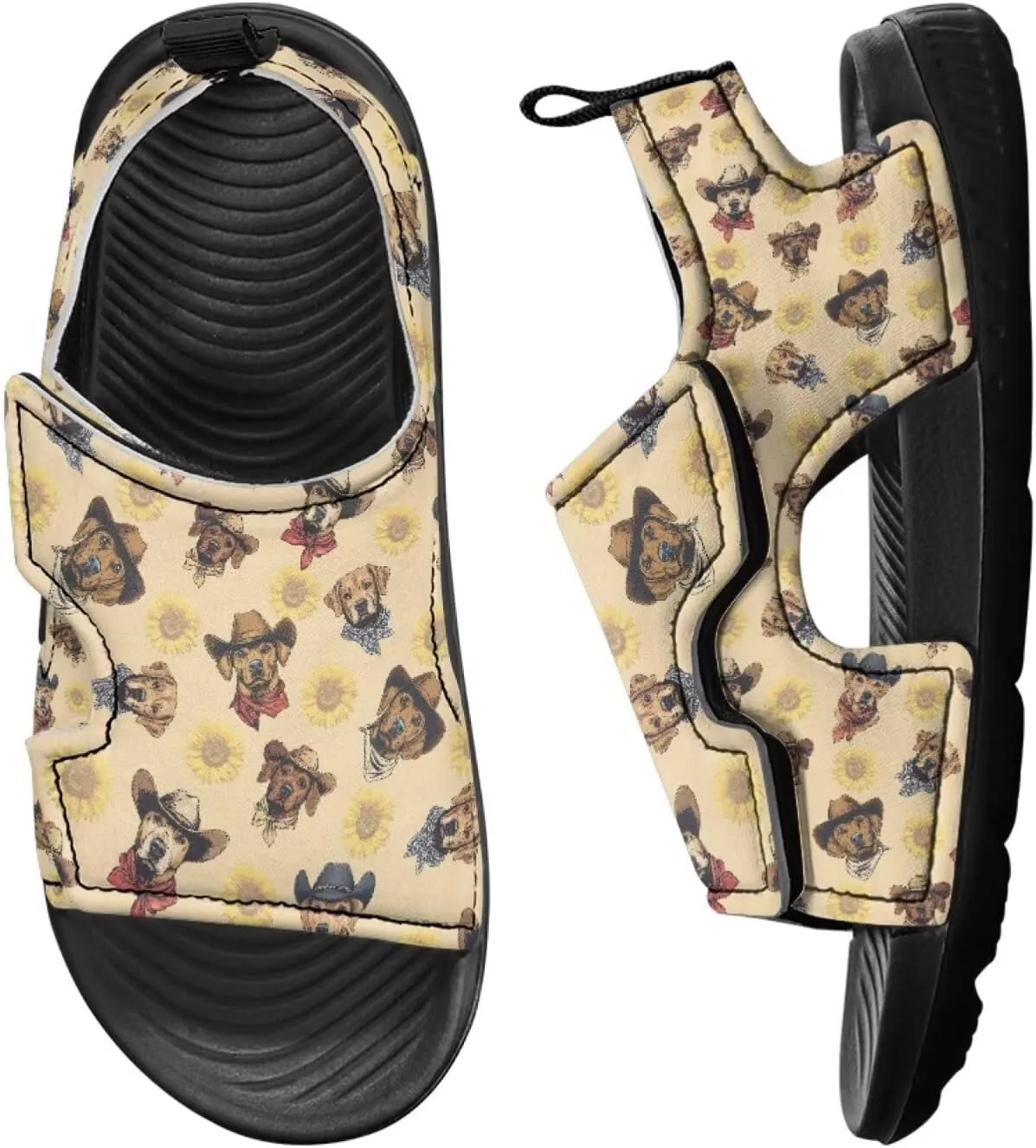 Hook and Loop Kid's Toddler Boys Sandal Open Toe Design for Vacation Sport Leather Sandals (Toddler/Little Kid)