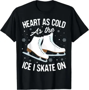 Ice Skating Shirt Slide Glide Points Figure Skater T-Shirt