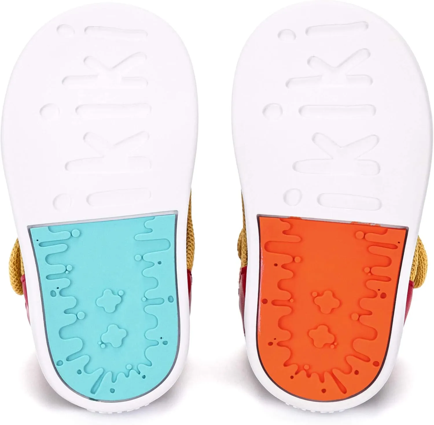 ikiki Non-Squeaky Sandals for Toddlers/Little Kids, Closed Toe