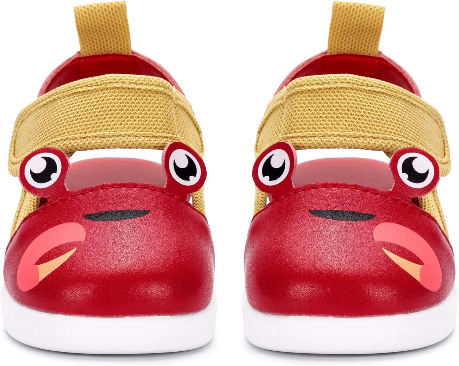 ikiki Non-Squeaky Sandals for Toddlers/Little Kids, Closed Toe