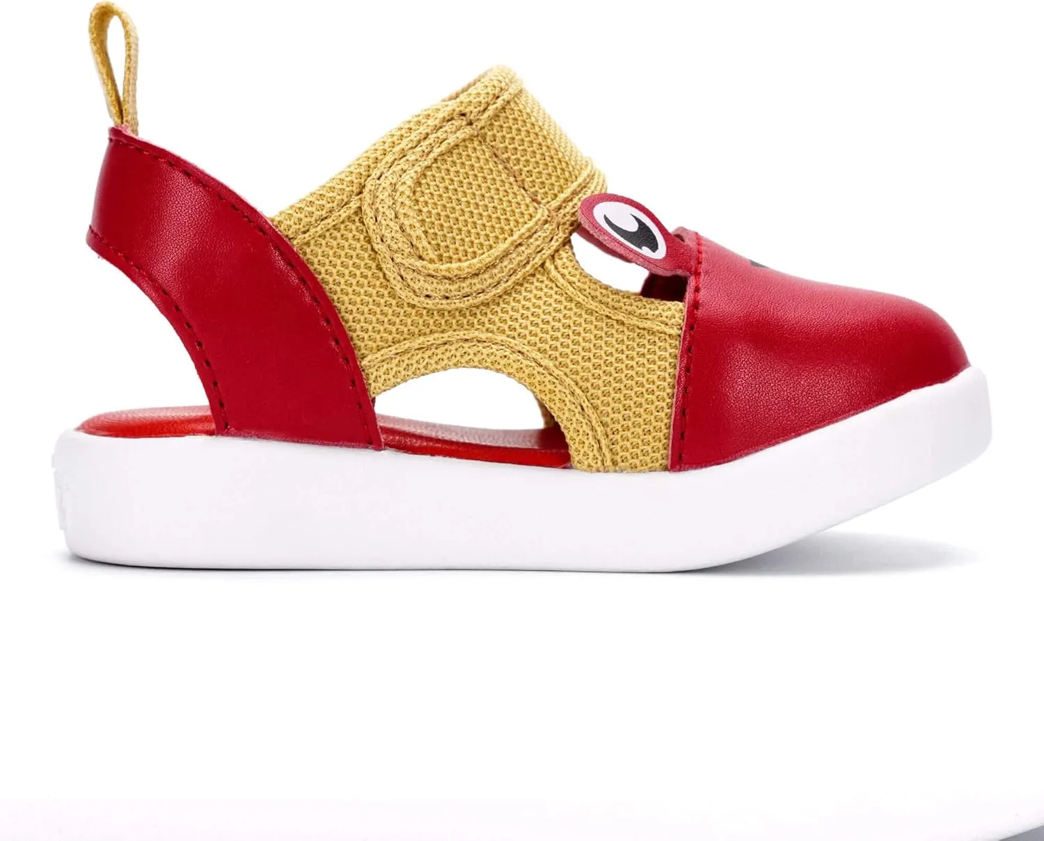 ikiki Non-Squeaky Sandals for Toddlers/Little Kids, Closed Toe
