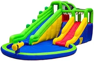 Inflatable Castle for Kids Inflatable Castle Children's Toy Slide Outdoor Play Equipment Small Trampoline Fortress Bouncy Castle