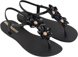 Ipanema Duo Flowers Fem Womens Sandals - Comfy Open Toe Sandals for Women, Thong Sandals w/T-Strap, Adjustable Ankle Strap, Floral Design, Dressy Sandals, Summer Dress Sandals