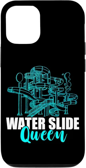 iPhone 12/12 Pro Water Slide Queen Amusement Lover Waterslides Aqua Park Case