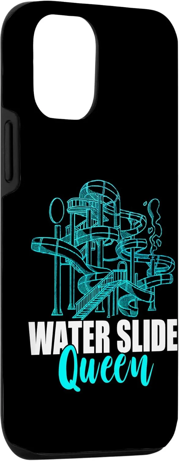 iPhone 12/12 Pro Water Slide Queen Amusement Lover Waterslides Aqua Park Case