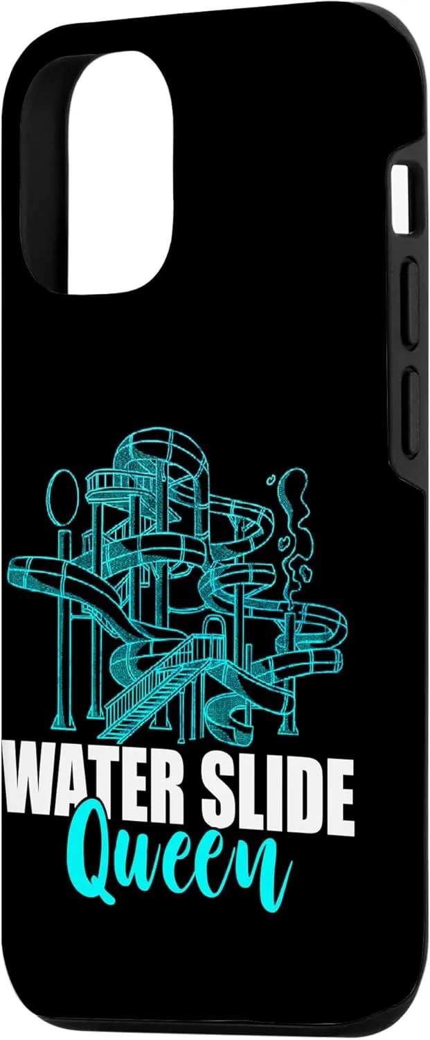 iPhone 12/12 Pro Water Slide Queen Amusement Lover Waterslides Aqua Park Case