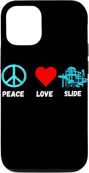 iPhone 12/12 Pro Waterslides Love Peace Slide Amusement Water Slide Lover Case