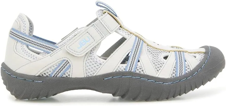 JBU Women's Regional Water Ready Shoe, Light Grey/Stone Blue, 11