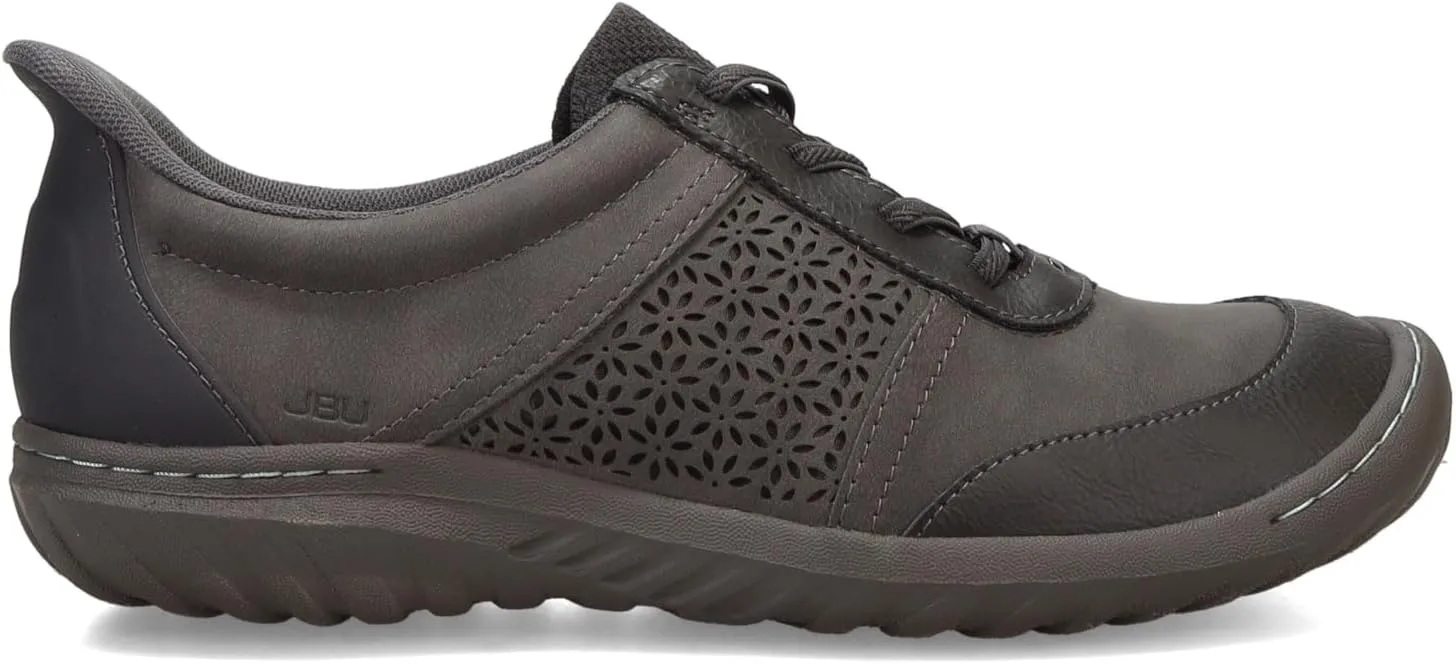 JBU Women's Veronica Touchless Easy Slip On Comfort Casual Flat Sneaker