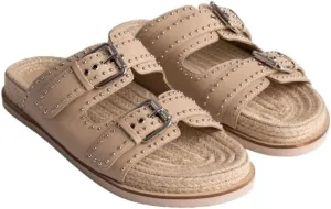 Johnny Was Studded Everyday Bucke Slide - JWS28025-2 (Natural, 8)