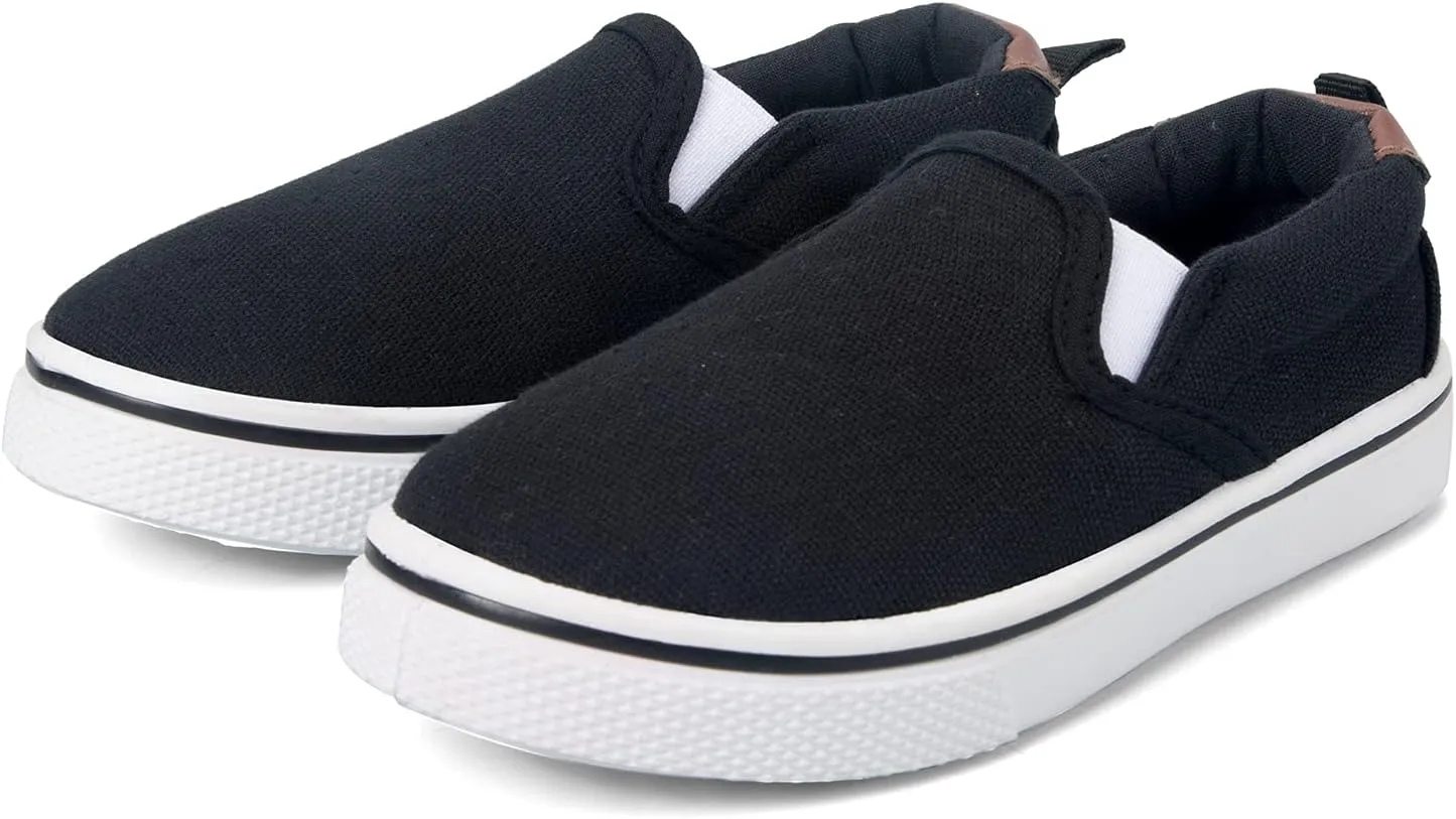 K KomForme Kids Shoes Toddlers Canvas Sneakers Slip on Walking Tennis Shoes for Boys Girls(Toddler/Little Kids/Big Kids)