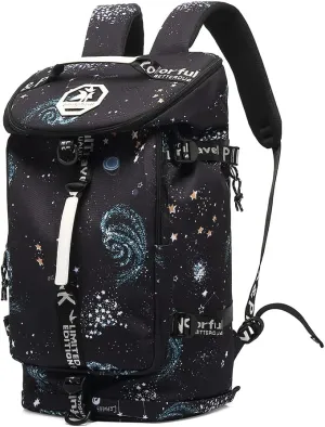Kalesi Cool Gym Duffle Bag Backpack 4-Way Waterproof with Shoes Compartment for travel Sport Hiking laptop Lightweight