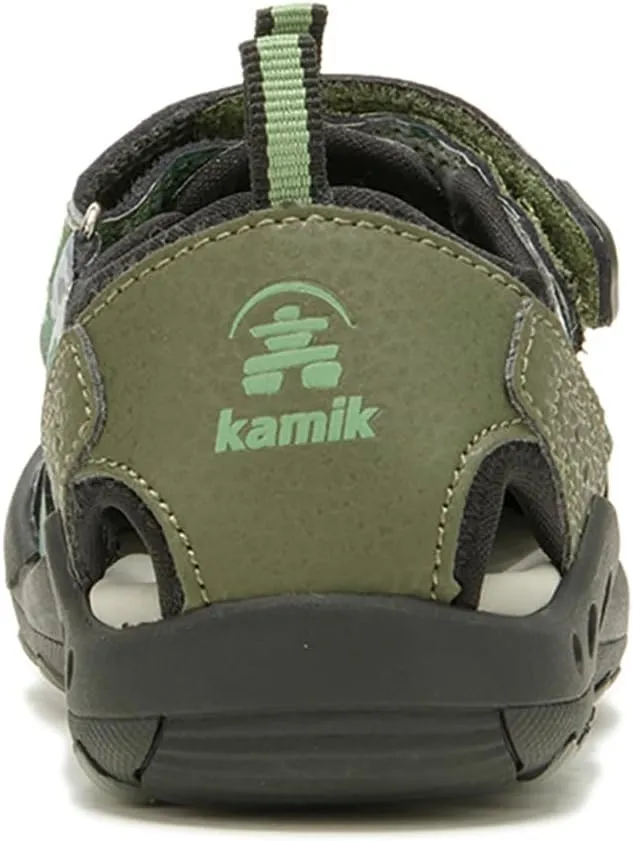 Kamik Unisex-Child Crab Print Sport Sandal